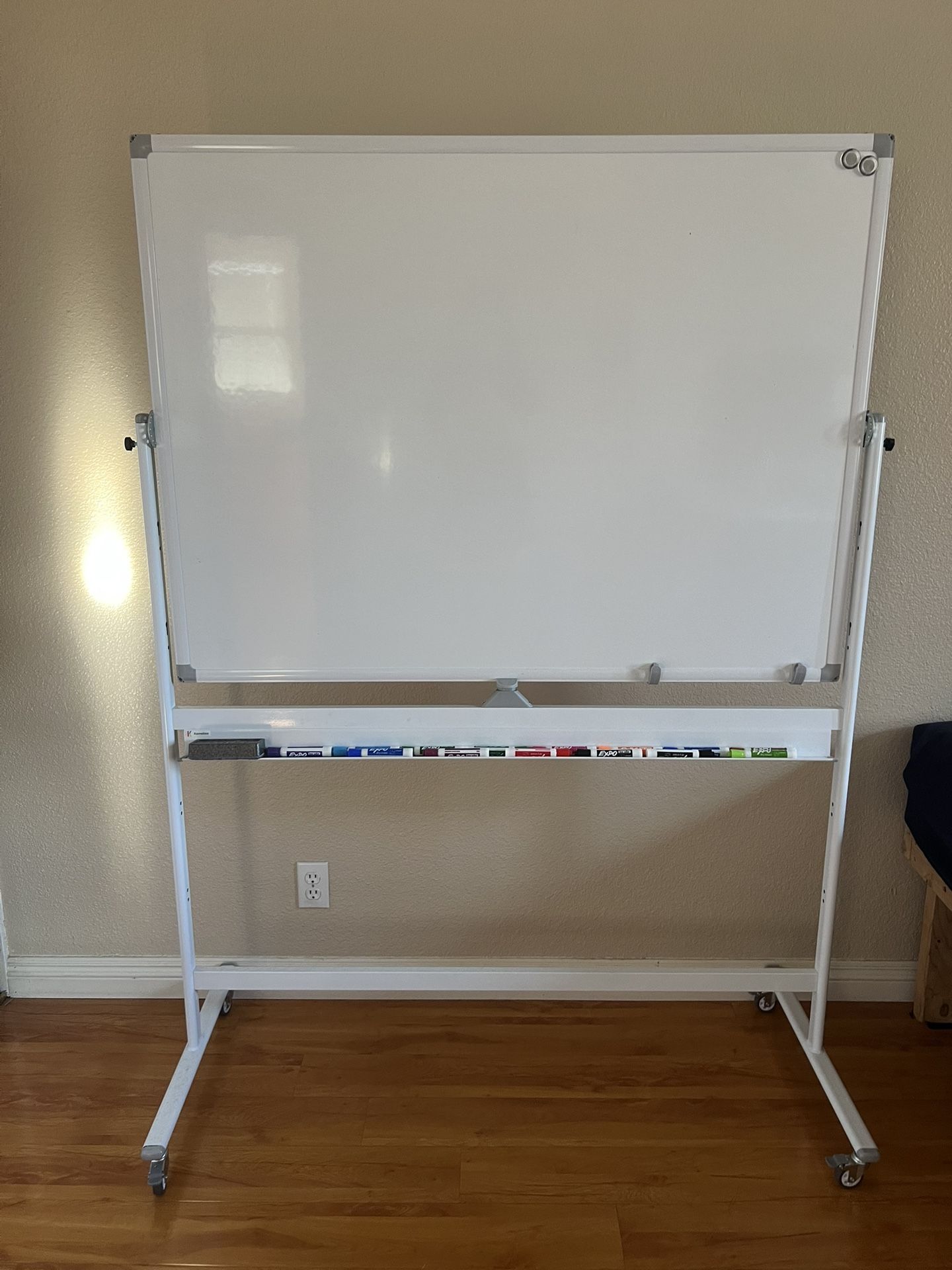 Like New double Sided 48x36 White board