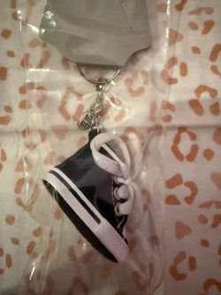 Shoe Keychain w/ Good Luck charm