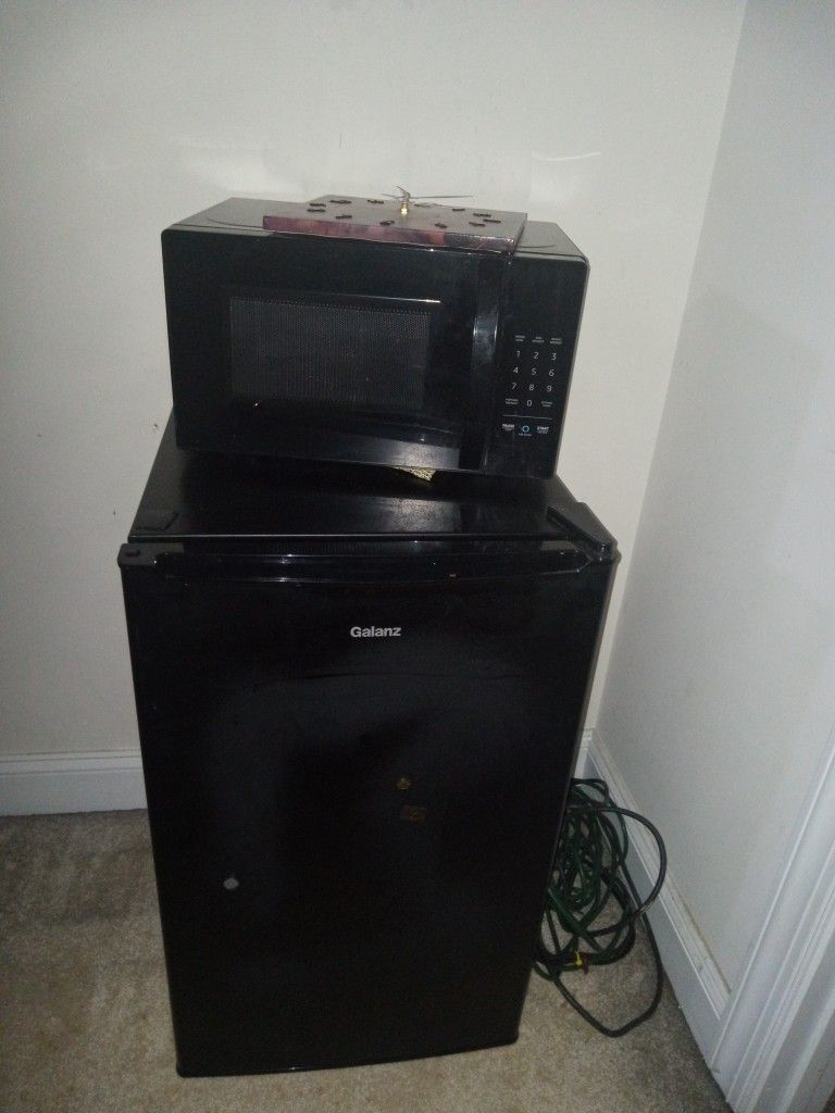 Microwave And Fridge