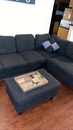 Sectional with Ottoman