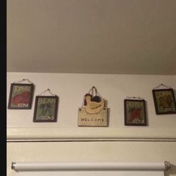 Rustic Fun  Kitchen Decor Wall Hanging Trivets