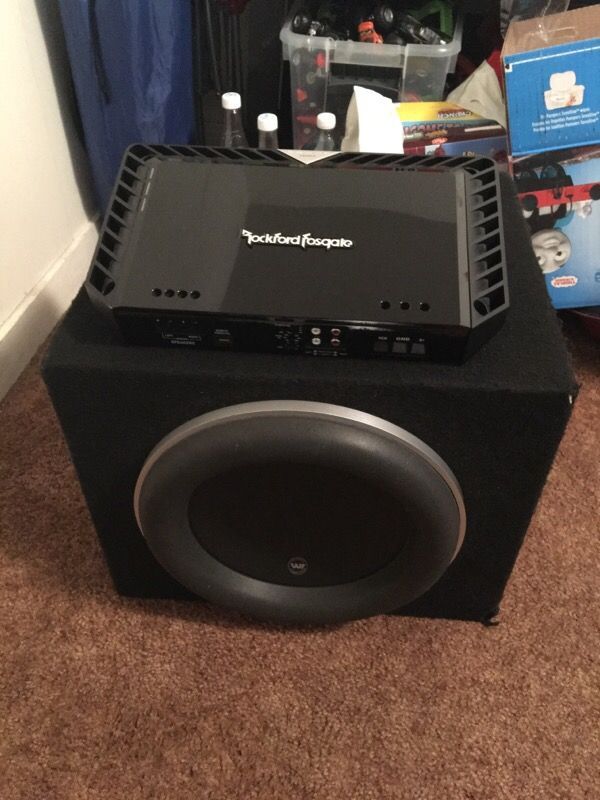 12 inch W7 jl audio sub/box only for Sale in San Leandro, CA OfferUp