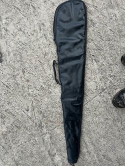 VTG Black Faux Leather Kolpin 49” Rifle Shot Gun 1960 Can Soft Bag Carry Case
