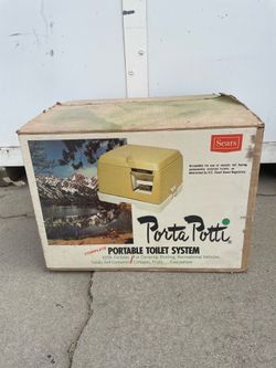 Free   Vintage Porta Potti. New, open box