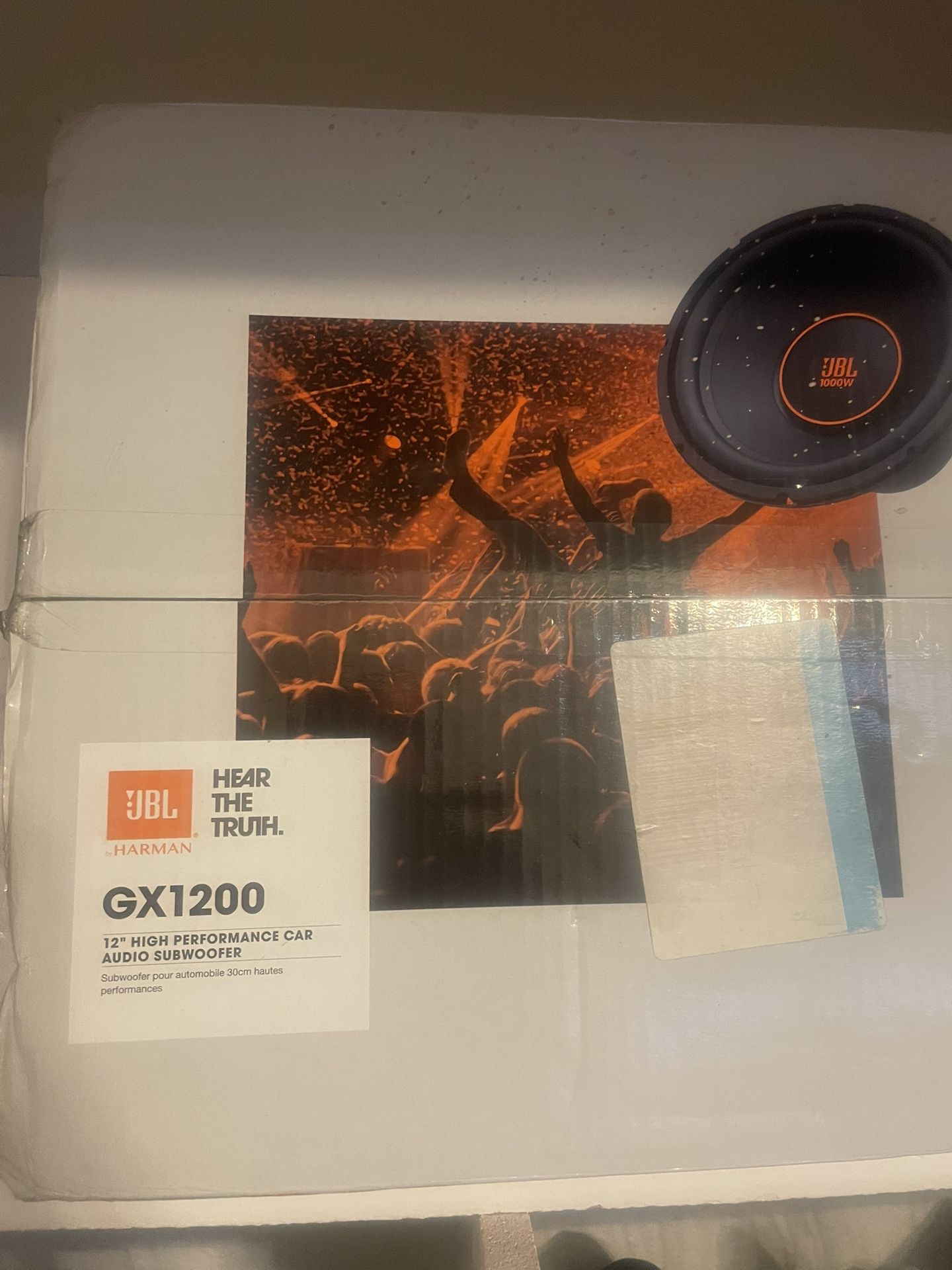GX1200 12” High Performance Car Audio Subwoofer