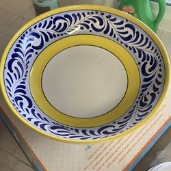 Hand Painted Italian Bowl Purchased In Italy 