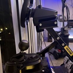 Logitech Driving Simulator With Paddle Shifters, 6 Speed Knob, And Clutch For Xbox, PC, And PlayStation 