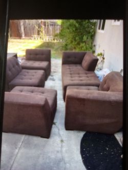 (Moving  5 piece sectional $150 no rips or tears