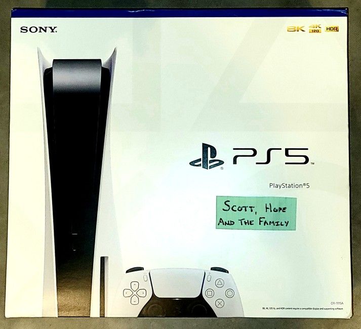 ; Playstation 5 Console (Disc Edition) New, Sealed, w/ Receipt PS5