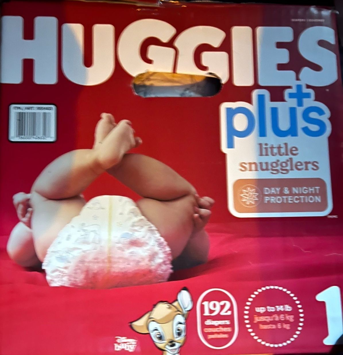 Huggies Size 1 192 Diapers