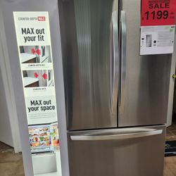 3 Door French Refrigerator 