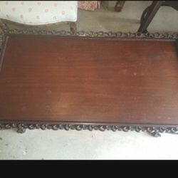 Beautiful Vintage Wood Center Table 