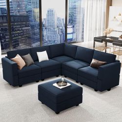 Brand New Sofa (Belffin Modular Velvet Sofa with storage)