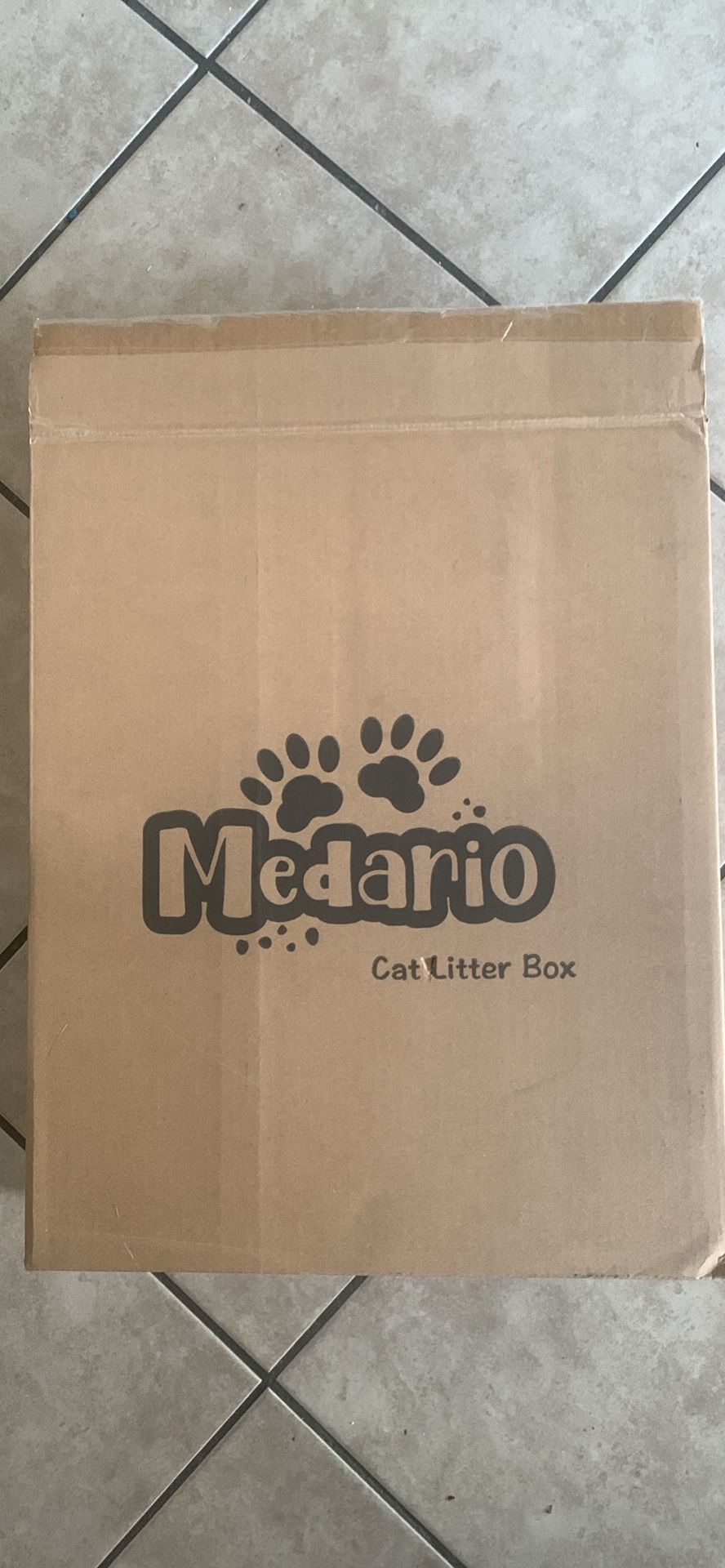 Medario Foldable Large Cat Litter (20”c16”x16” With Mat
