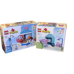 Lego Duplo Visit To The Vet Clinic & Daily Routines: Bath Time NIB