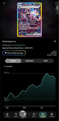 Pokemon- Hydreigon (EX) Surging Sparks