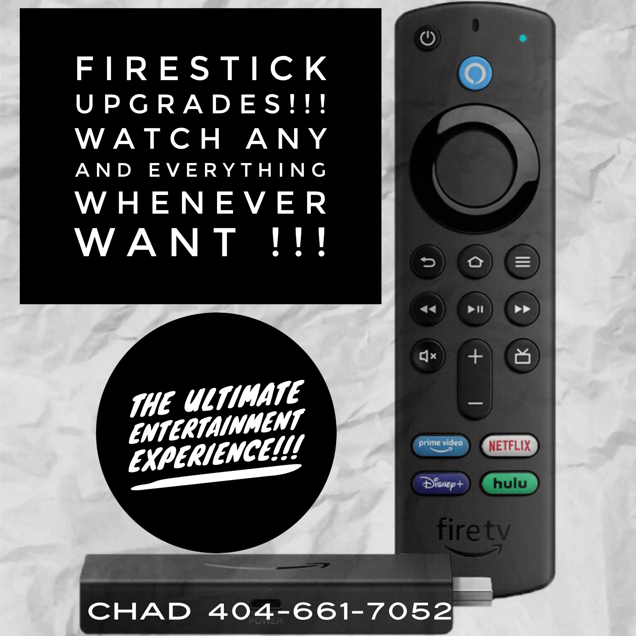 Upgrades for any fire TV devices! Watch any and everything whenever you want! You’ll love these enhancement’s!
