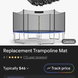 Replacement Trampoline For 8,10,12,14, And 16 Ft Round Frame