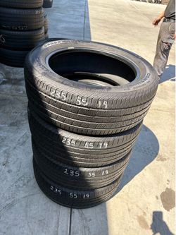 235/55r19 Used Continental Tires In Great Shape