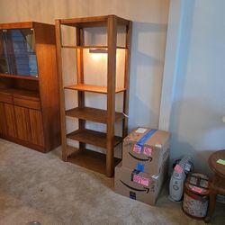Oak Shelving Unit
