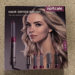 Spitcale 5 in 1 Blow Dryer Brush & Volumizer Detachable & Interchangeable