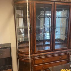 Wood China Cabinet 