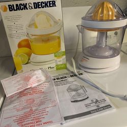 Black & Decker CitrusMate Plus Citrus Mate Juicer Electric Orange Juice CJ525