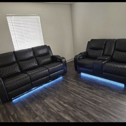 Living Room Set W/ LED’s & SPEAKERS 🔊 👌🏻