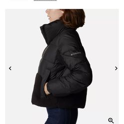 Columbia Sherpa Puffer Short Jacket, Womens M