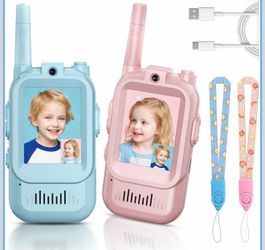 Brand new 2 packs Kids Video Walkie Talkies