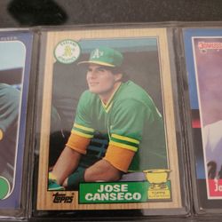 6 Jose Conseco Baseball Cards In Excellent Condition 