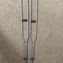 Adjustable Aluminum Crutches