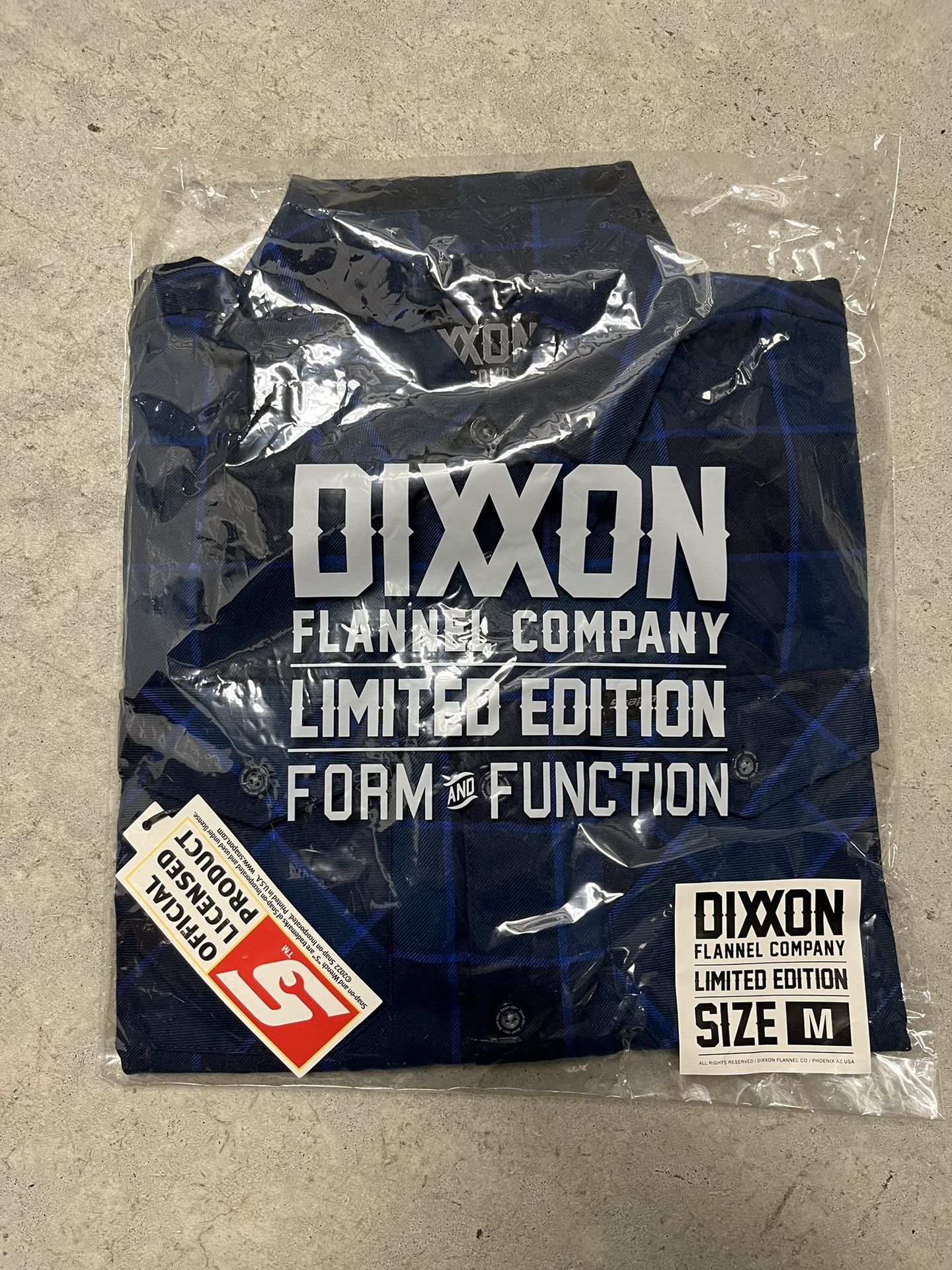 Snap On, Dixon Flannel, Brand New