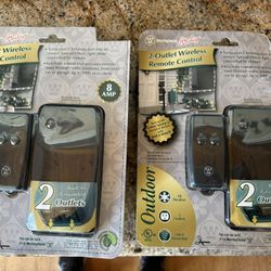 Westinghouse NIB Outdoor2 Outlet Wireless Remote Control Systems 