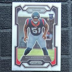 Houston Texans Will Anderson Jr Rookie Card