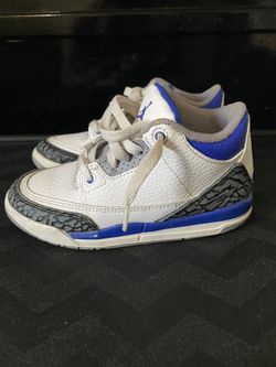 Air Jordan 3 Retro Racer Blue Kids Youth Size 12C