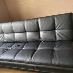 Serta Dream Convertible Futon Leather