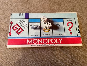 Vintage Monopoly Board Game, All pieces included