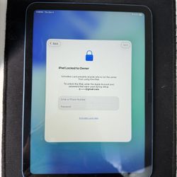 Free For The Real Owner - Stolen/Locked Ipad 10 Wifi +Cellular