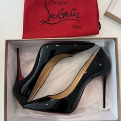 Christian Louboutin  Kate 100MM Patent Leather Pumps