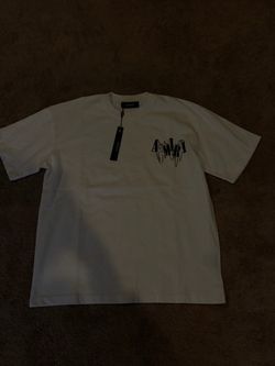 Amiri White Graphic Logo T-Shirt