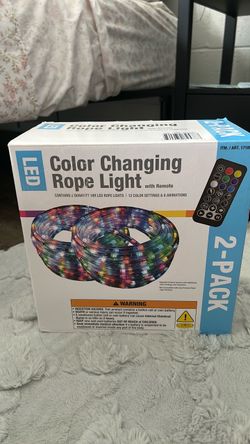 LED 2 pack Color changing rope light
