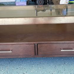 Glass Top Coffee Table With Storage