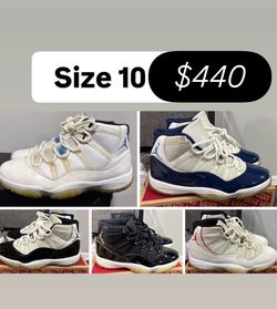 Jordan 11s size 10 $440