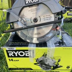 Ryobi 14-Amp 7-1/4" Corded Circular Saw with Laser A-4