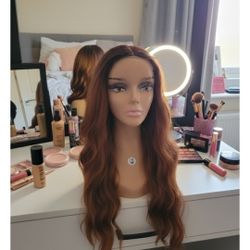 Ginger Brown Lace PART Wig