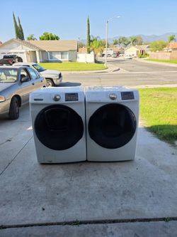 samsung washer&gas dryer (delivery available)