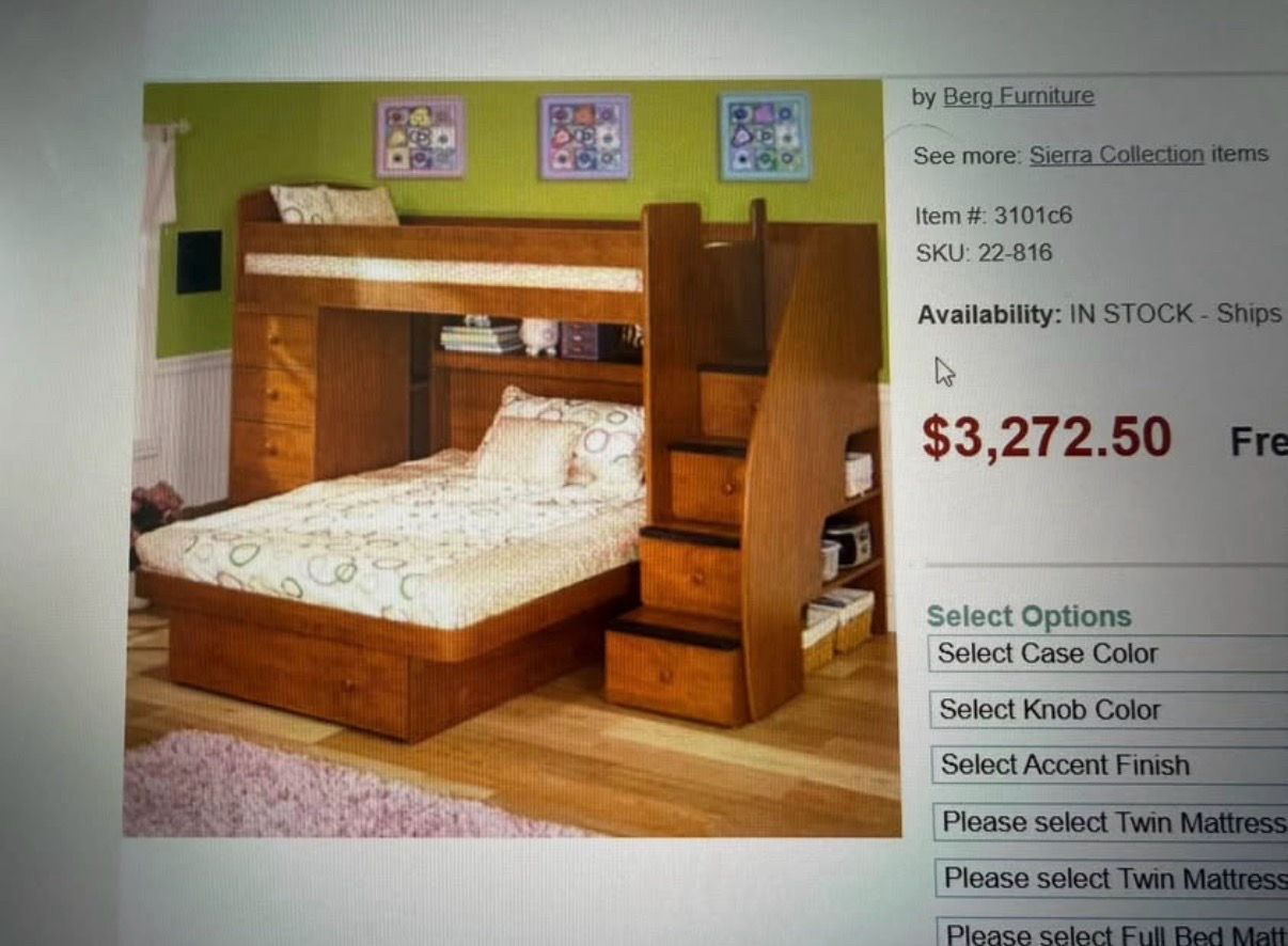 Berg furniture bunk bed