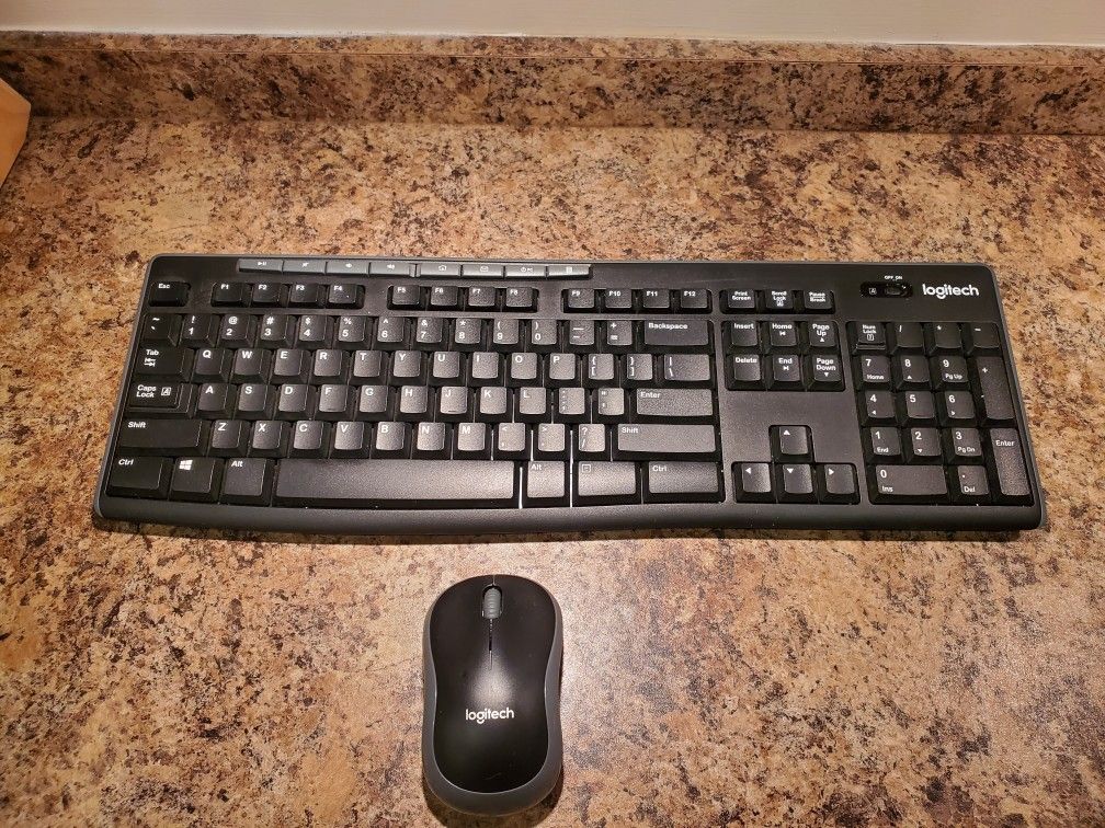 Wireless keyboard and mouse