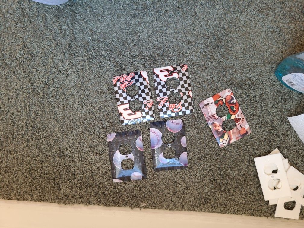 Switch plate Covers For Sports Room